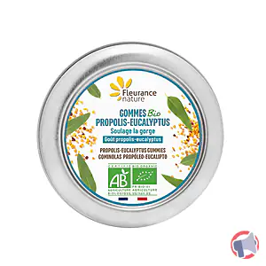 Rappel produit Gommes Propolis Eucalyptus Bio Fleurance Nature
