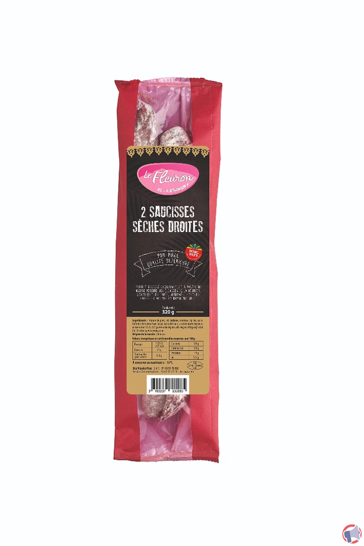 Rappel de saucisses sèches droites : que faire si vous avez acheté le produit du Fleuron Réunion ?