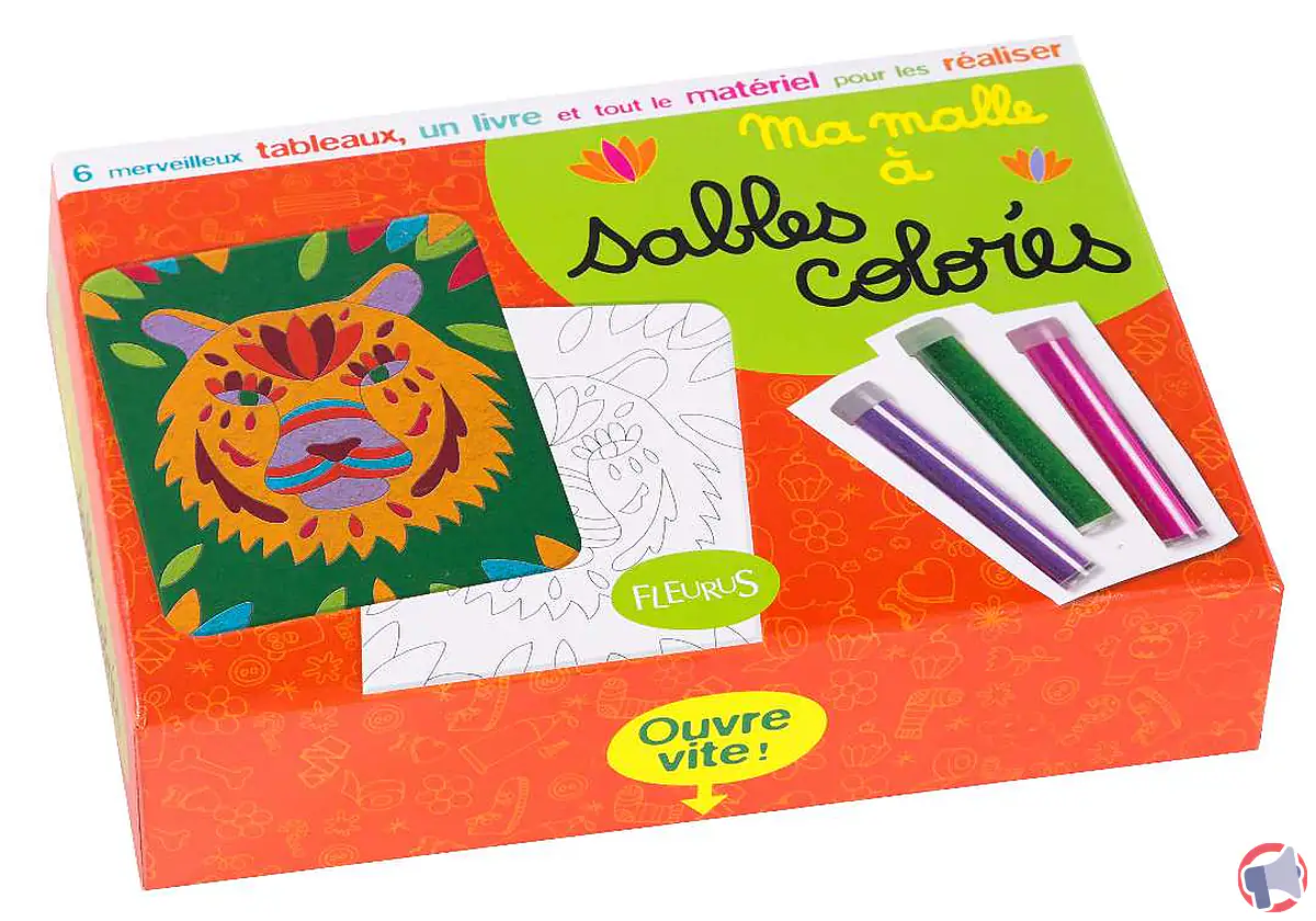 Rappel produit : malle à sable colorée « colores » (Fleurus) et consignes pour les parents