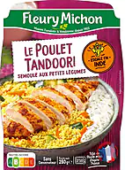 Rappel produit Le poulet Tandoori, semoule aux petits légumes FLEURY MICHON