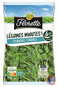 Rappel produit Epinard Tendres 300g FLORETTE FLORETTE