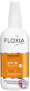 Rappel produit Fluide Invisible SPF 50 Floxia