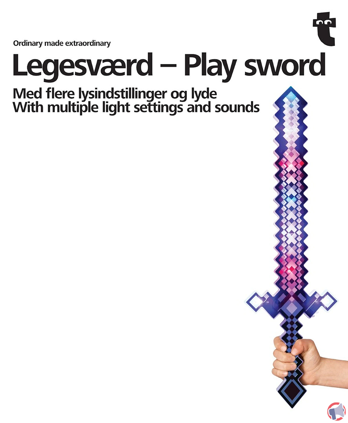 Rappel de produit : l'épée avec son et lumière de Flying Tiger Copenhagen