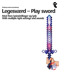 Rappel produit EPEE AVEC SON ET LUMIERE (PLAY SWORD) FLYING TIGER COPENHAGEN