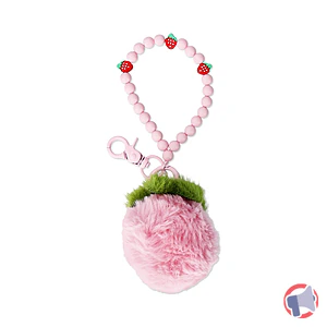 Rappel produit PORTE-CLE FOURRURE FRAISE FLYING TIGER COPENHAGEN