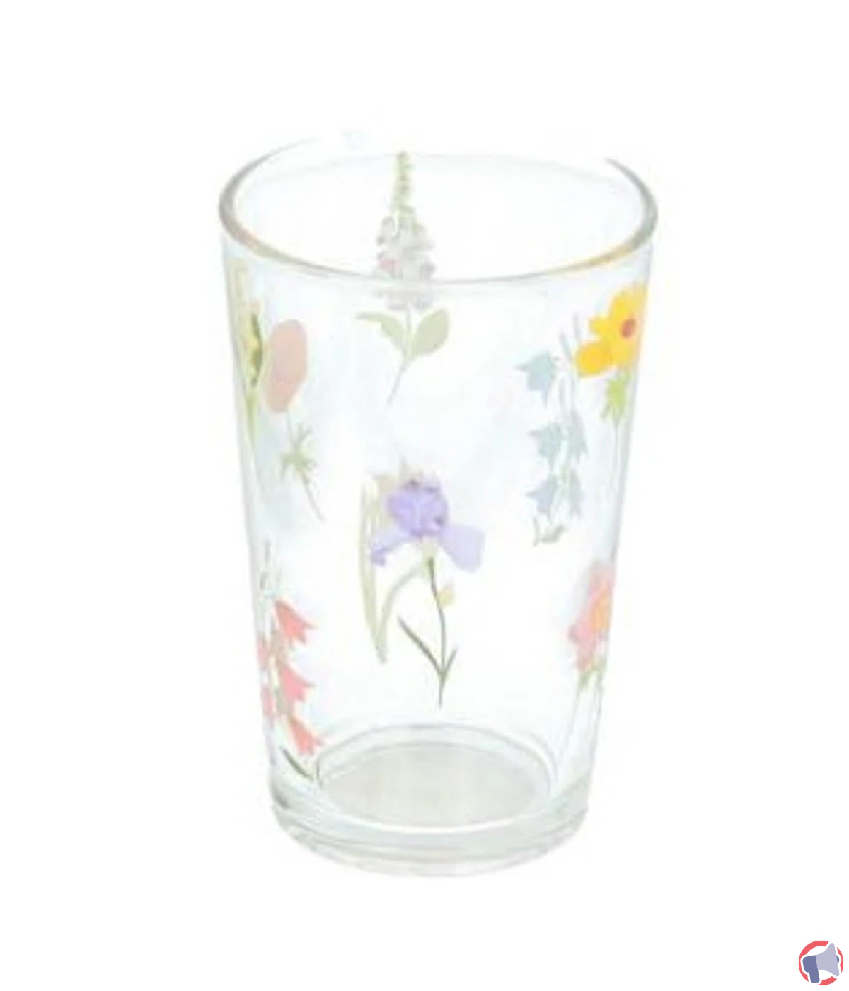 Rappel du verre imprimé fleurs de Flying Tiger Copenhagen