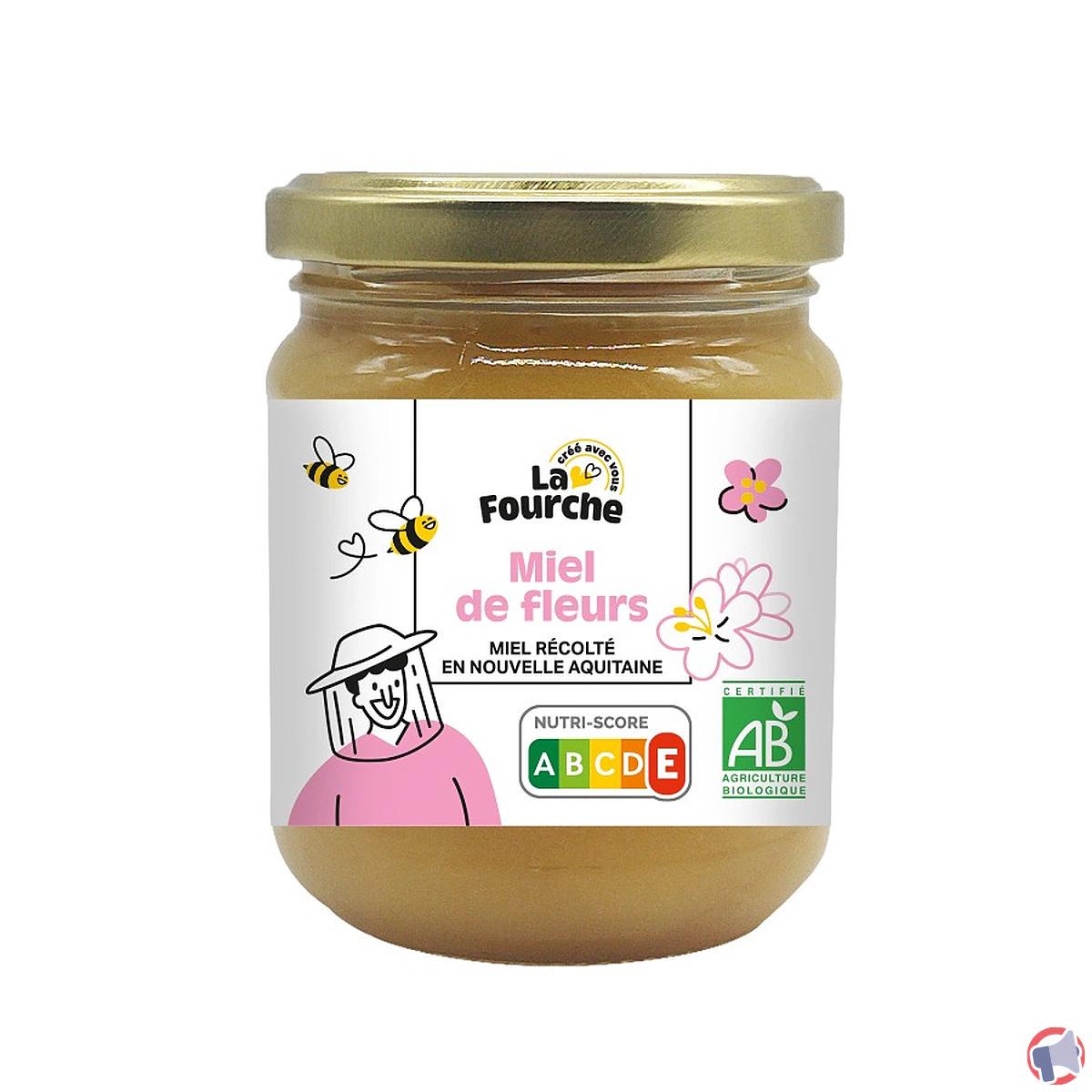 Rappel produit : Fourche miel fleurs origine france bio