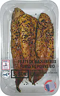 Rappel produit Fournier fils FILETS DE MAQUEREAUX AU POIVRE BIO 200 GR SKIN / PRIX ROND 3.30€
