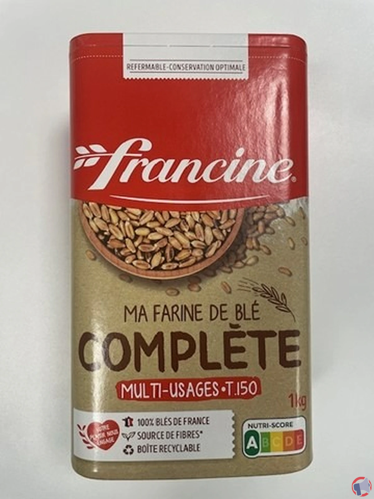 Rappel : francine farine de blé complète 1 kg, ce qu’il faut savoir