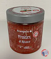 Rappel produit Franprix Fraises d'Alsace 293g - 450ml Franprix