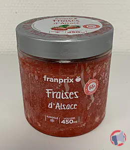 Rappel produit Fraises d'Alsace 293g - 450ml Franprix Franprix