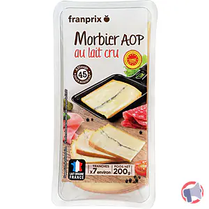 Rappel produit Morbier au lait cru AOP 200g Franprix Franprix