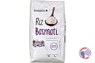 Rappel produit Franprix Riz long Basmati 1kg Franprix