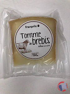 Rappel produit Tomme de brebis 150g FRANPRIX FRANPRIX