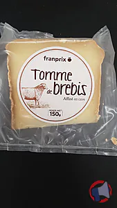 Rappel produit Tomme de brebis 150g FRANRPIX FRANPRIX