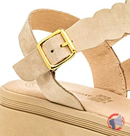 Rappel produit Sandales Femme en cuir beige Free Monday (photo numéro 2)