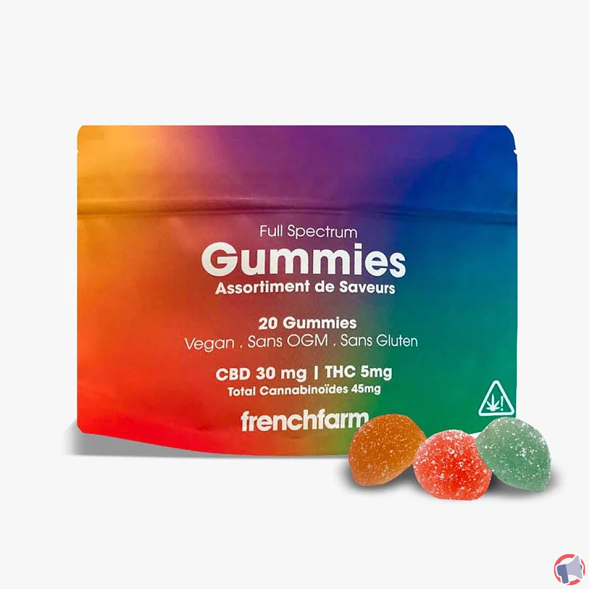Rappel de produit : Gummies Full Spectrum de la marque Frenchfarm