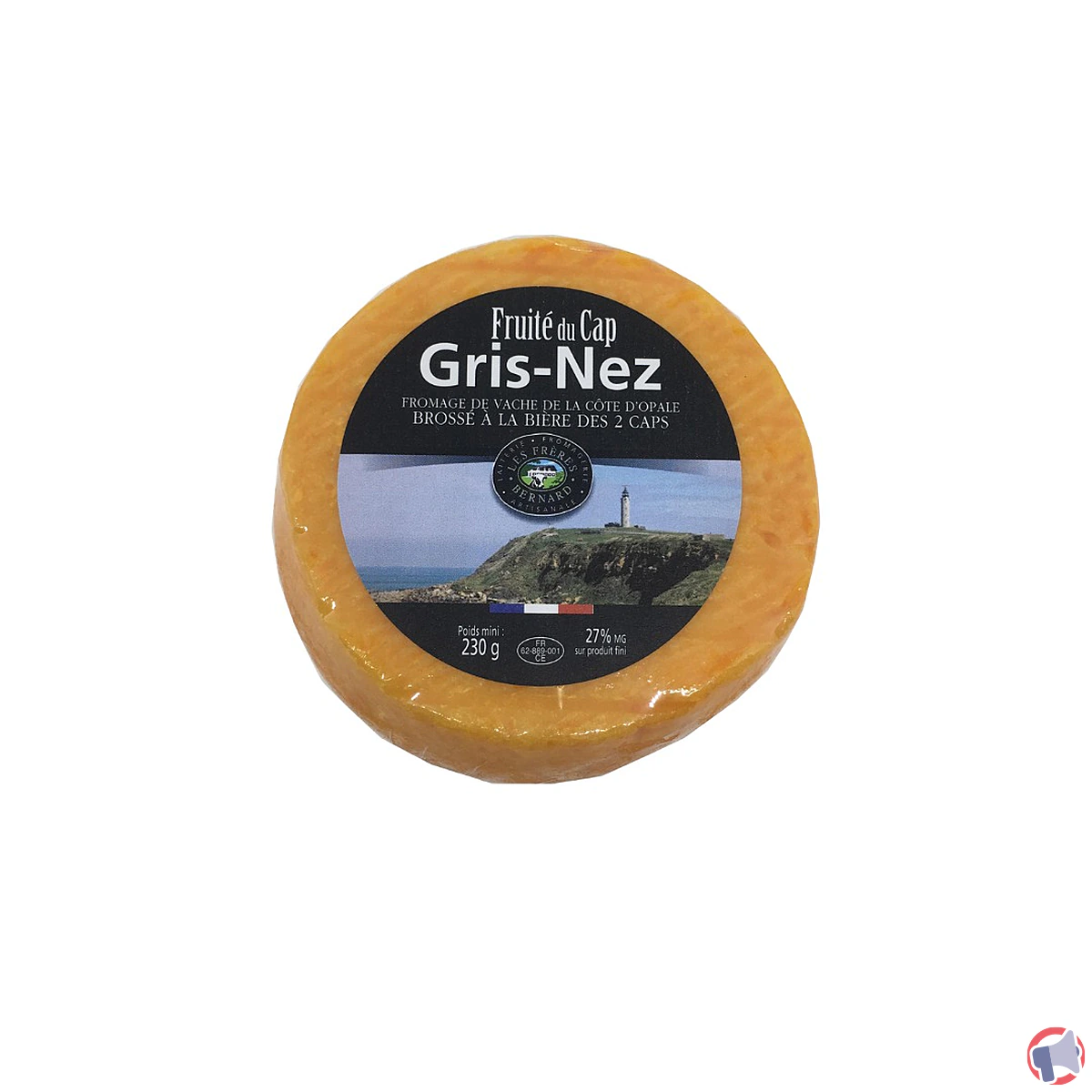 Rappel de produit : le fromage 'Fruité du Cap Gris Nez' de la marque Frères Bernard