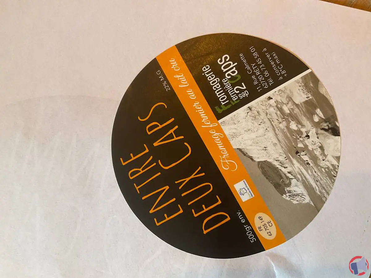 Rappel de produit : fromage 'Entre 2 caps' de la Fromagerie des 2 caps pour risque de listériose