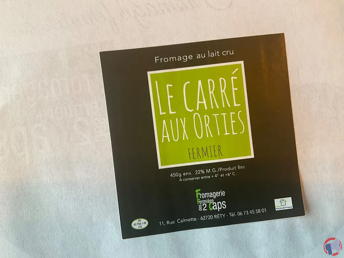 Rappel produit : Carré aux orties de la Fromagerie des 2caps