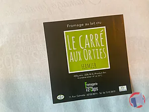 Rappel produit Carré aux orties Fromagerie des 2caps