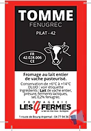Rappel produit FROMAGERIE LES 4 FERMES TOMME FENUGREC