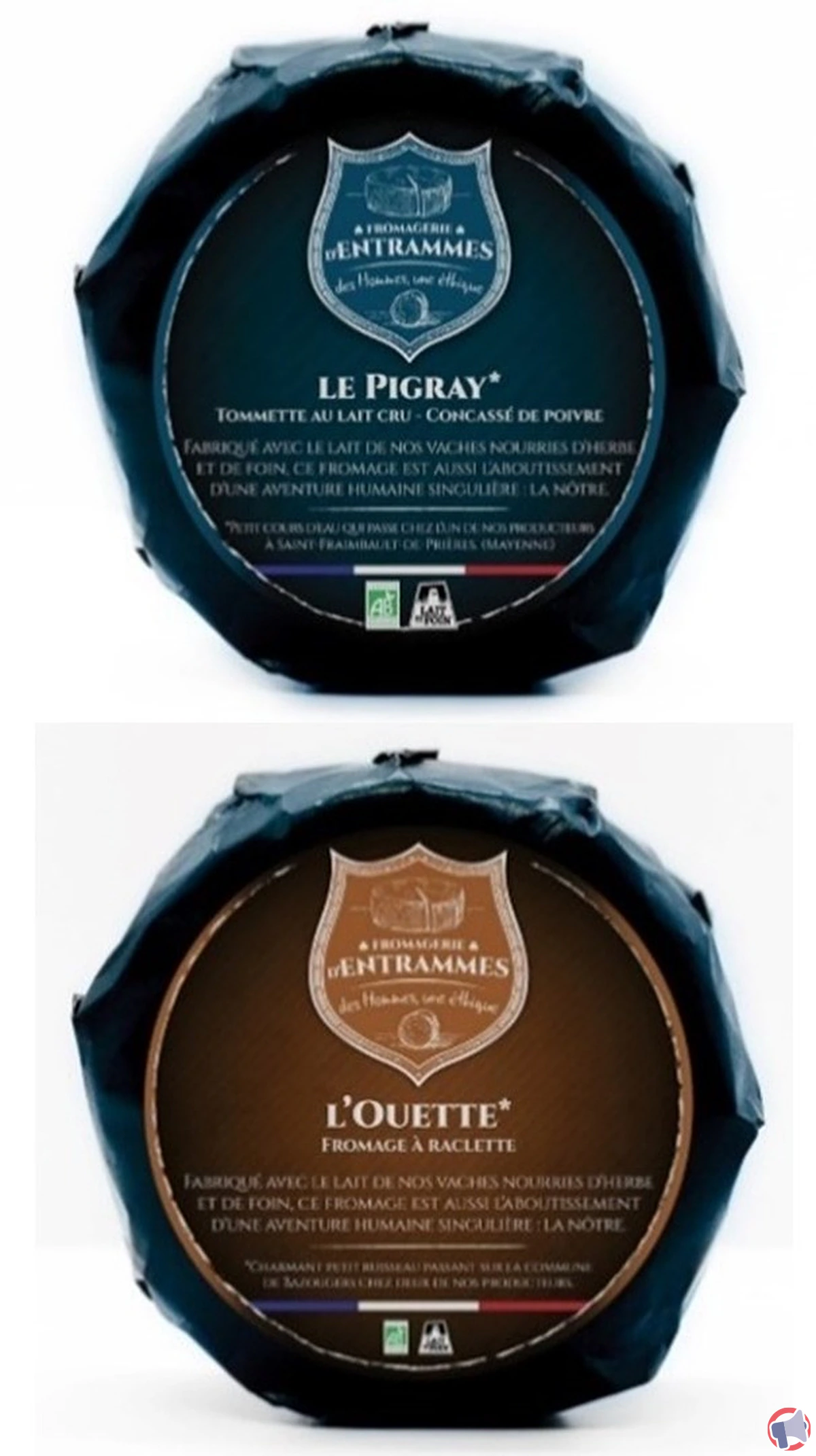 Rappel de la tomme 1.7kg de la fromagerie d'Entrammes pour contamination à la listeria