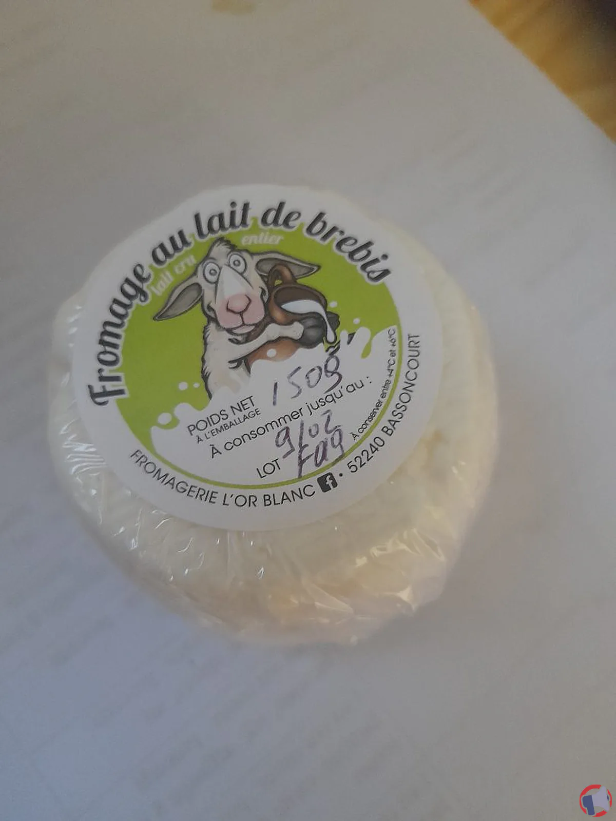 Fromagerie lor blanc : fromage frais de brebis rappelé