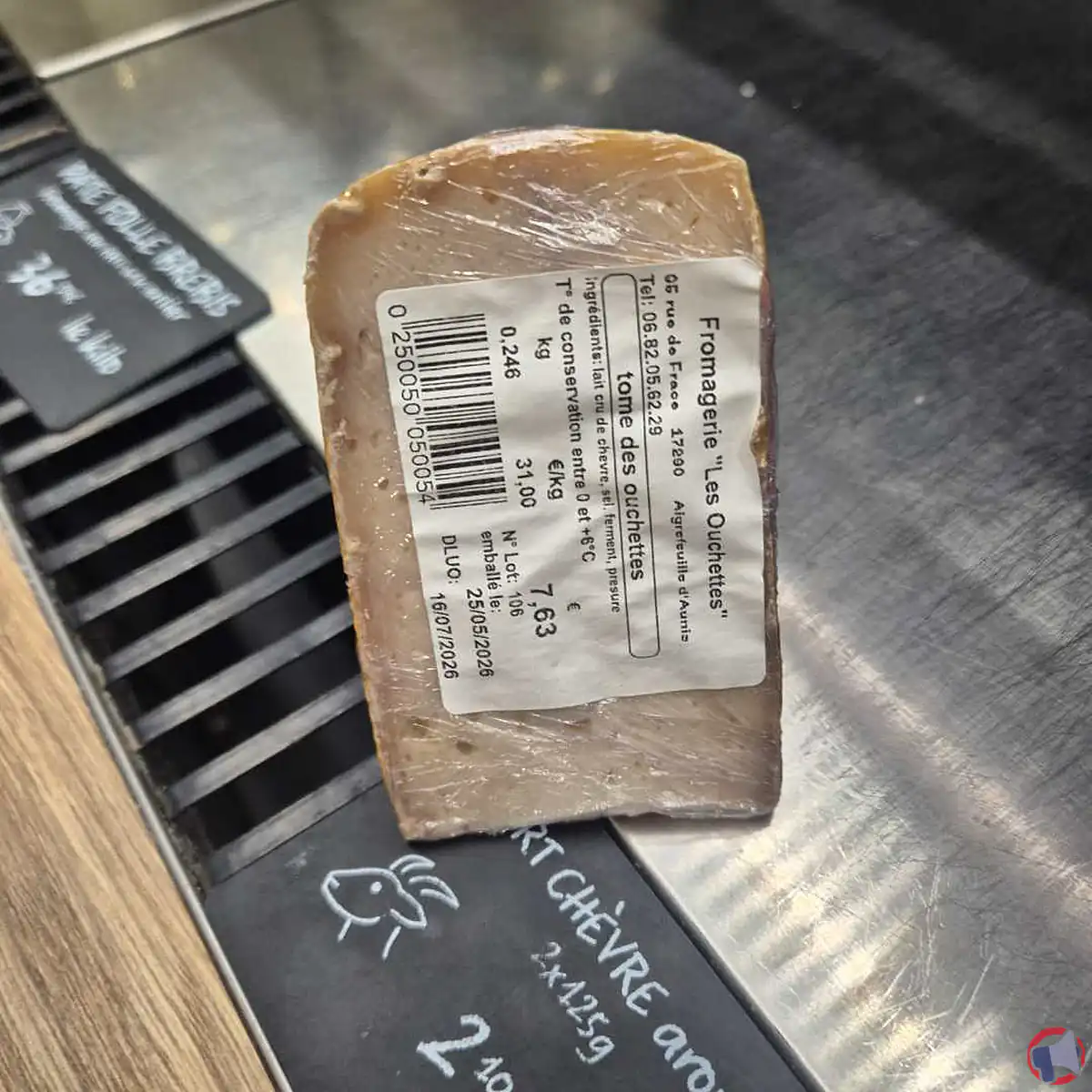 Rappel produit : fromagerie ouchettes, tome ouchettes (risque sanitaire)