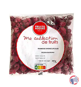 Rappel produit Framboises surgelées 500g FRUITS ROUGES & Co.