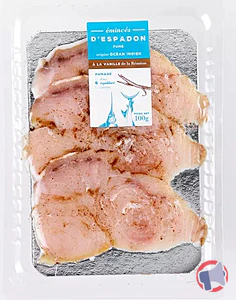Rappel produit Emincé espadon cannelle vanille Le fumoir du poissonier