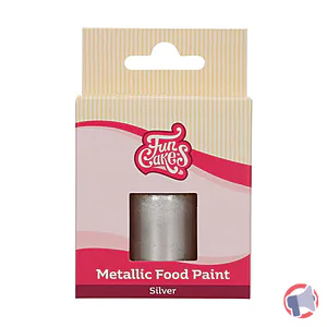 Rappel produit Metalic food paint SILVER FUNCAKES