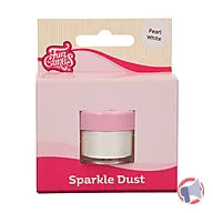 Rappel produit SPARKLE DUST PEARL WHITE - POUDRE DECORATIVE BLANC NACRE FUNCAKES