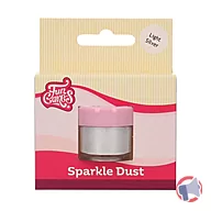 Rappel produit Sparkle dust - poudre décorative argent - light silver FUNCAKES