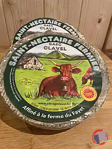 Rappel produit Saint-Nectaire fermier gaec Clavel
