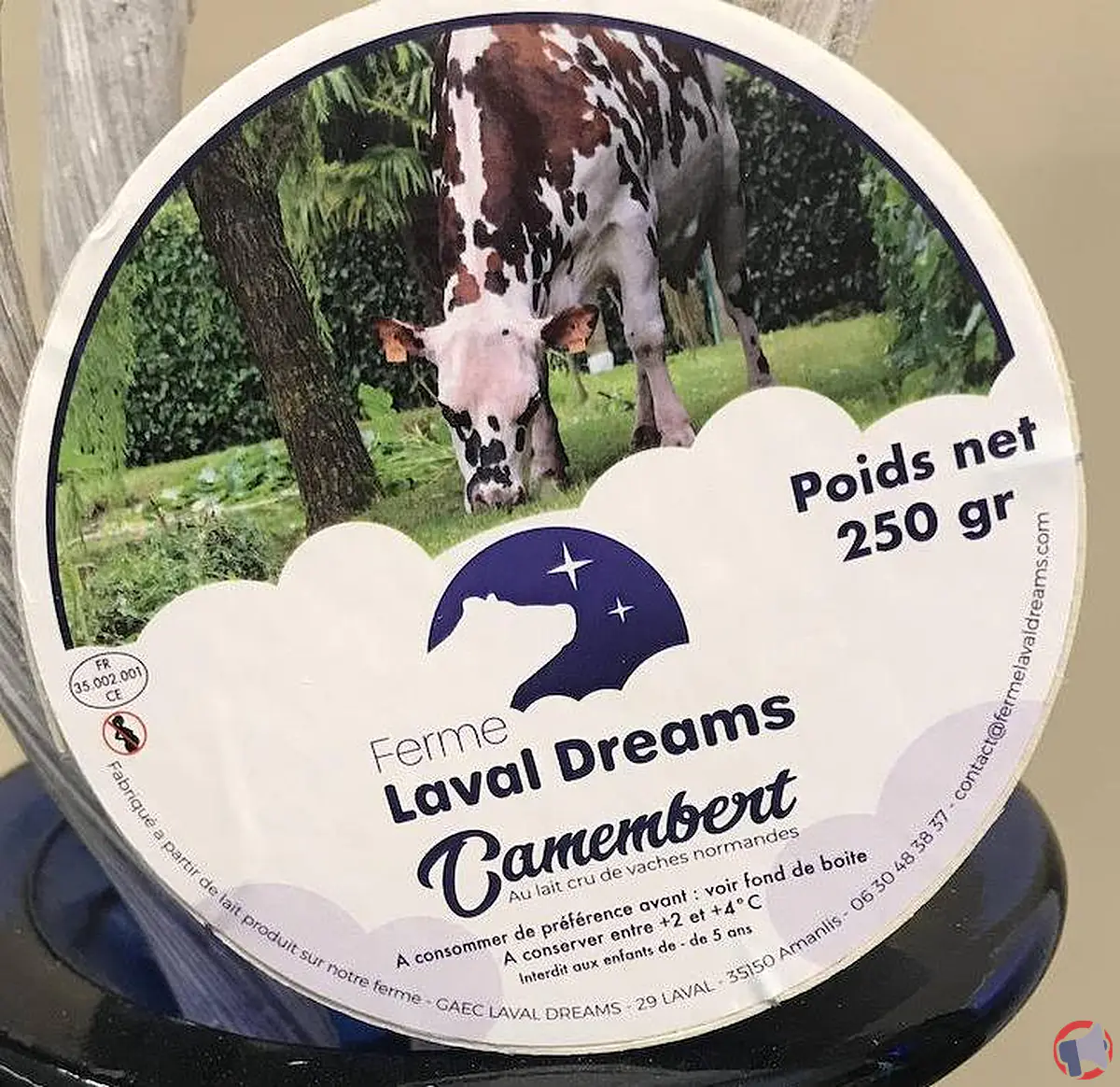Rappel du produit gaec laval dreams camembert lait cru