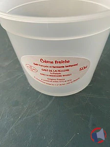 Rappel produit creme fraiche gaec de la pellerie