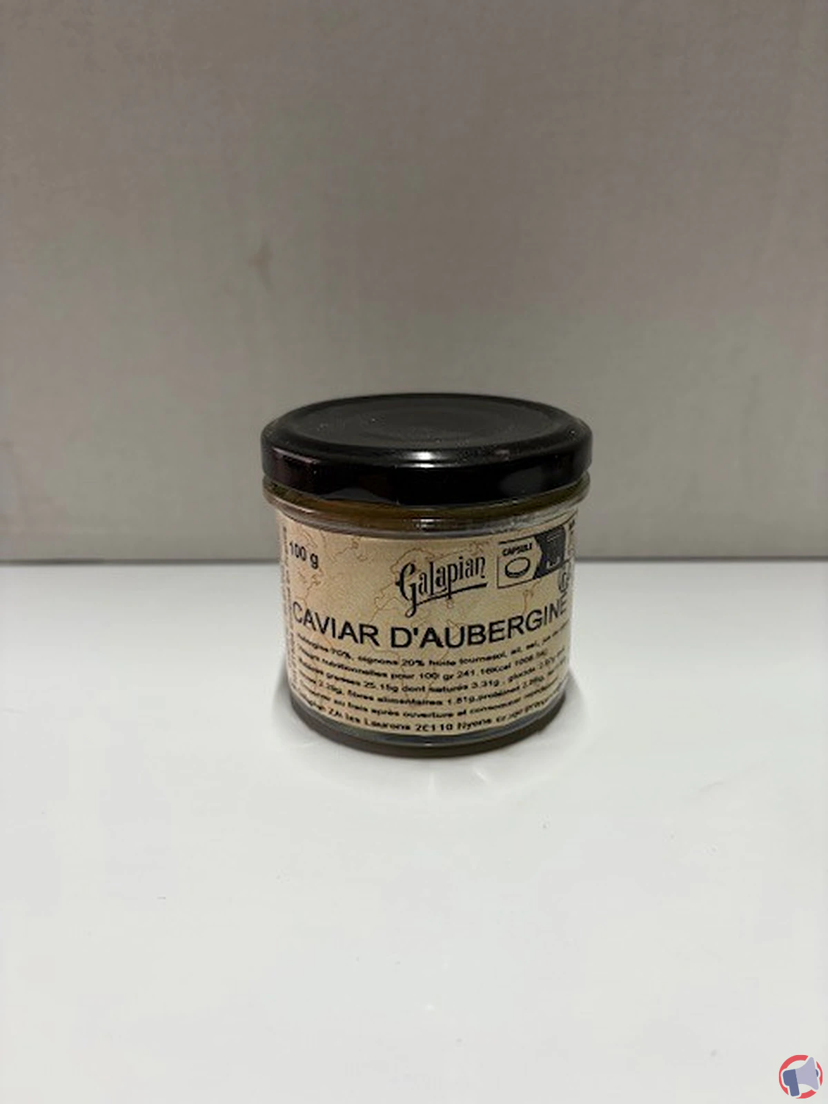Rappel de produit : caviar d'aubergines Galapian en verrines