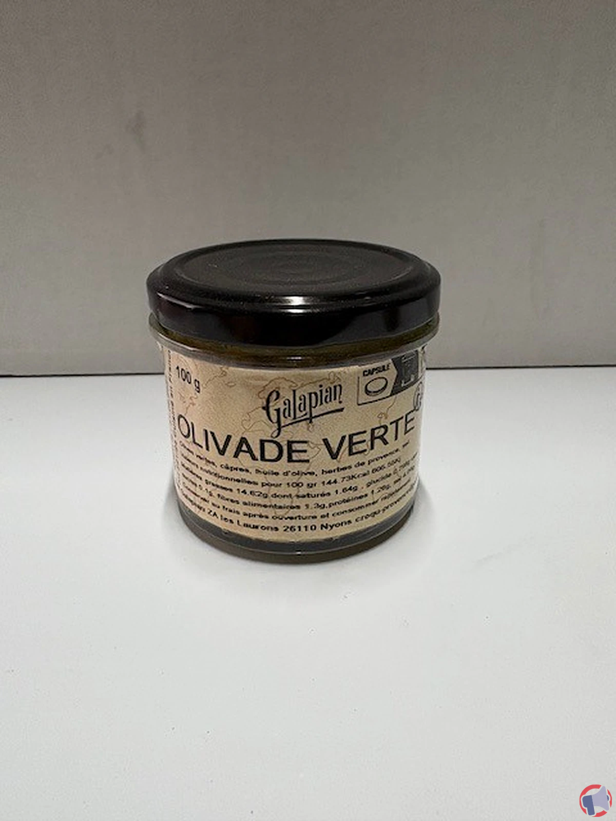 Rappel de produit : olivades verte de la marque Galapian
