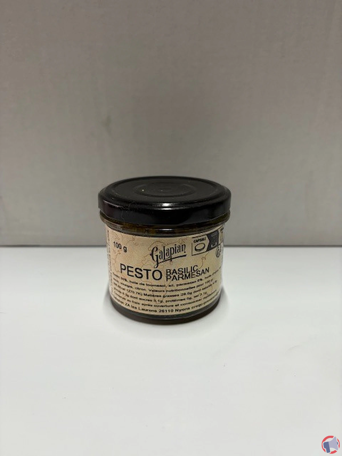 Rappel produit : pesto basilic parmesan de la marque Galapian