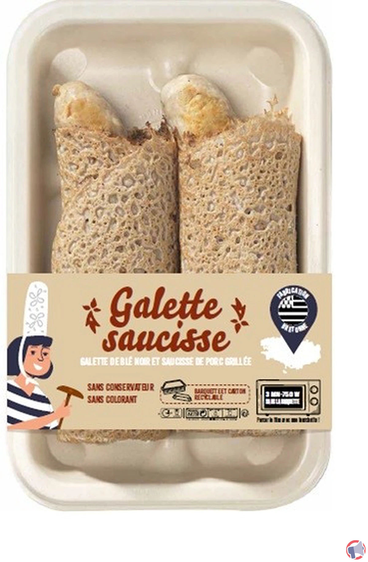 Rappel produit : galette saucisse en barquettes contaminée par des aflatoxines