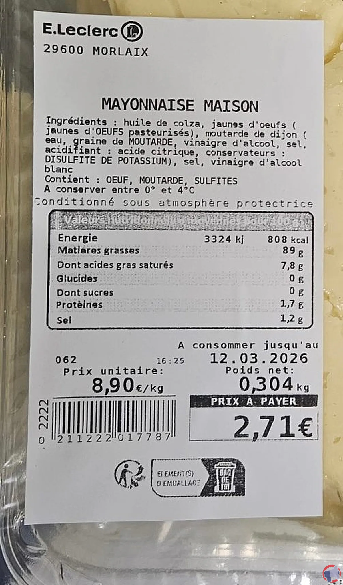 Rappel : gamme de plats préparés snack - informations essentielles sur le rappel de produits alimentaires