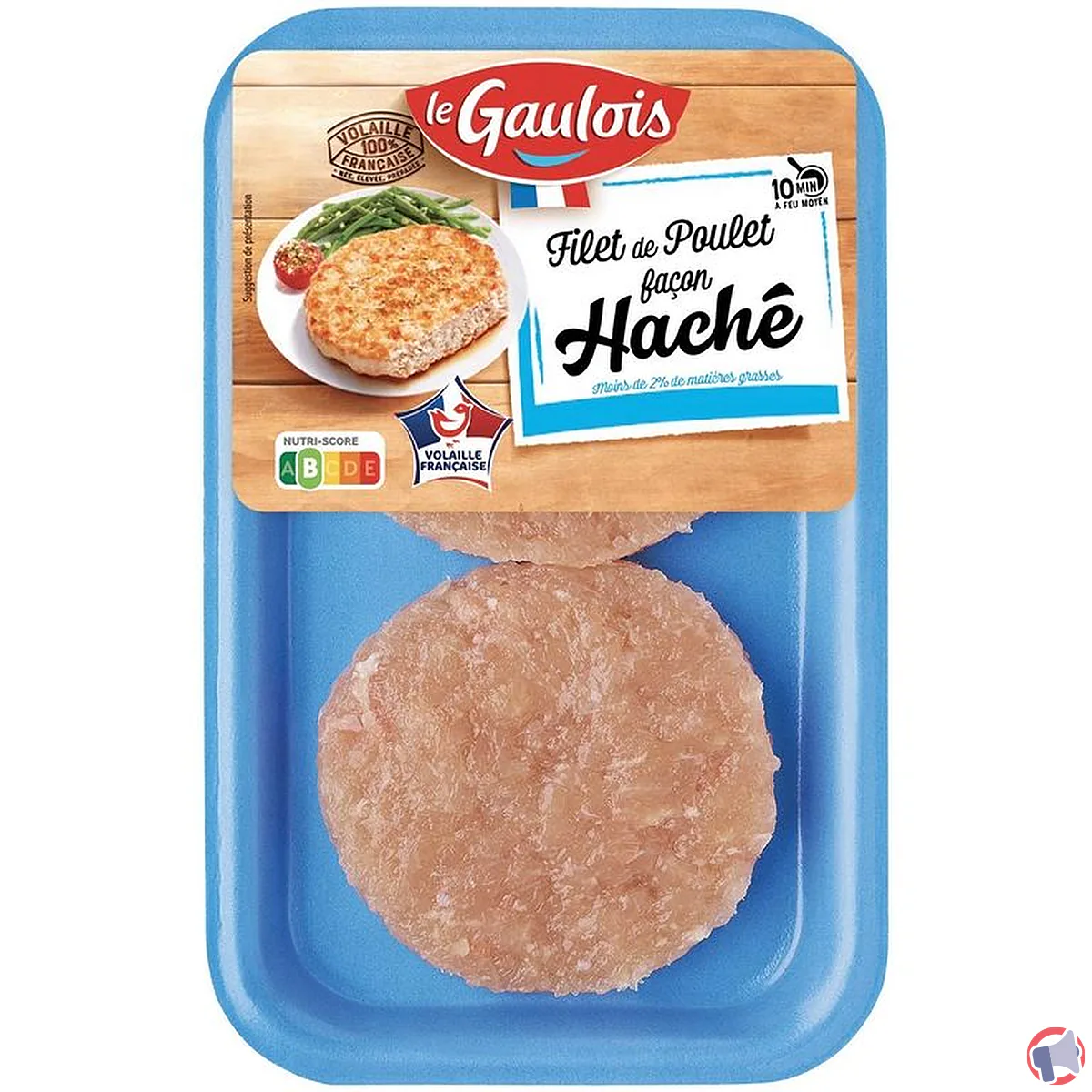 Rappel produit : gaulois 2 filets de poulet façon haché (risque sanitaire)