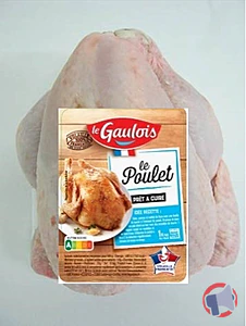 Rappel produit BQ POULET A PAC PAC S/F(GAULOIS) C. LE GAULOIS