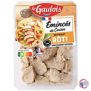 Rappel produit Emincés de cuisse de poulet rôti Le Gaulois