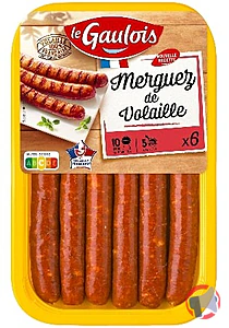 Rappel produit Merguez de volaille crue LE GAULOIS