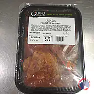 Rappel produit COUSCOUS POULET ET MERGUEZ GEKKO (photo numéro 1)