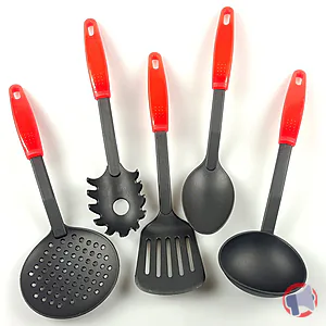 Rappel produit Lot de 5 ustensiles spatules de cuisine en nylon anti-rayure Génerique