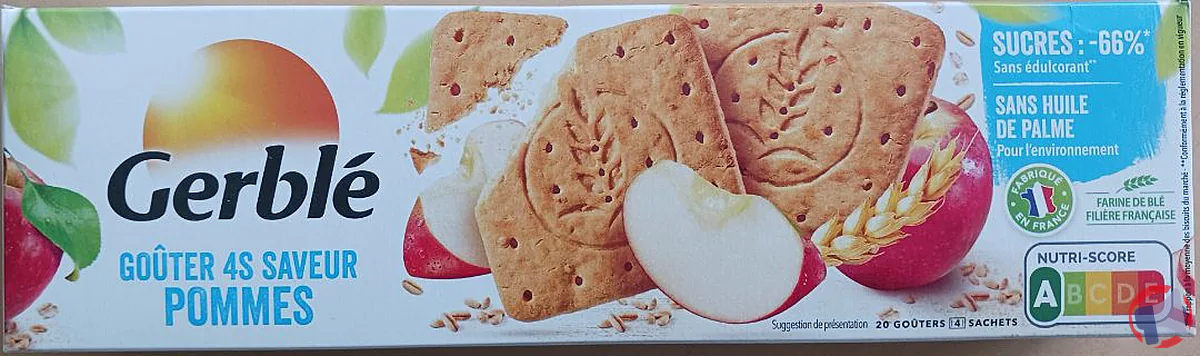 Rappel produit : biscuits Gerblé saveur pommes potentiellement dangereux