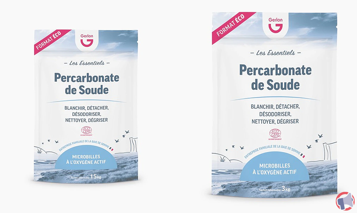 Rappel produit : percarbonate de soude GERLON en raison d'un défaut d'emballage